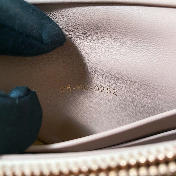 Dior Caro Quilted Tweed WOC Crossbody Bag in Blush - Picture 9 of 12